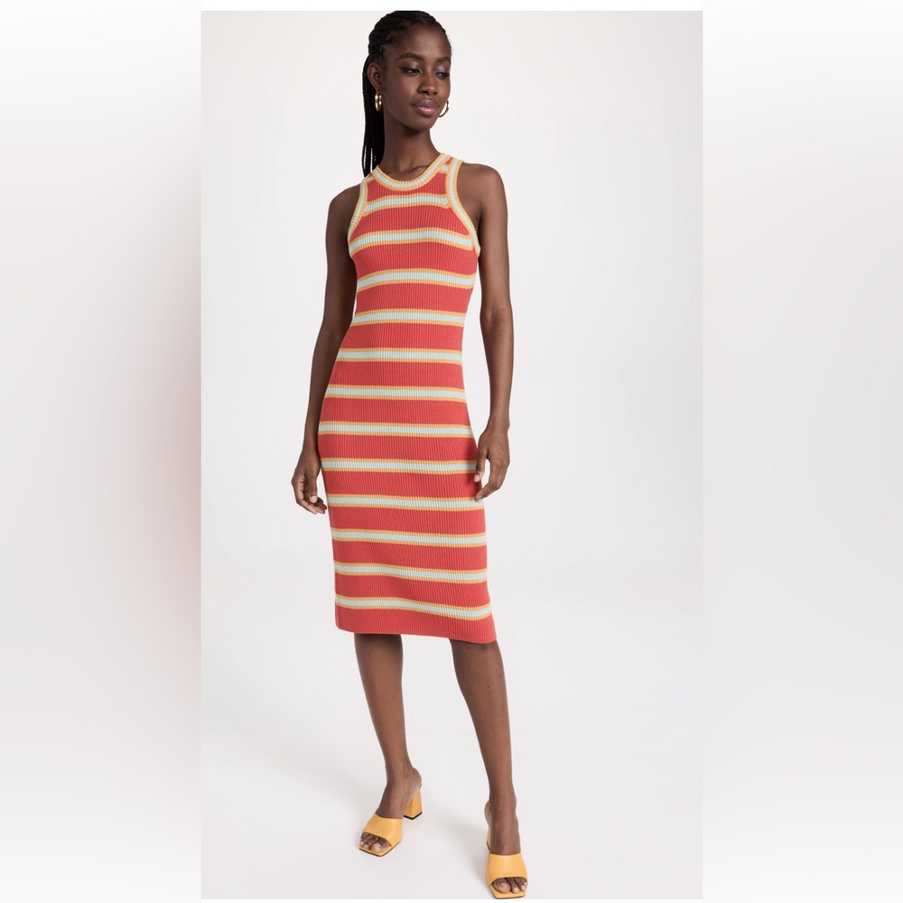 MOTHER The Chin Ups Midi Dress